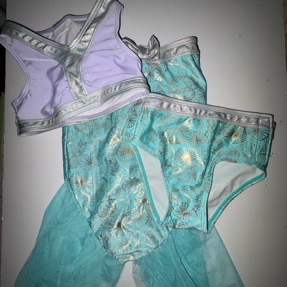 Disney Ariel mermaid Kids Swim Set
